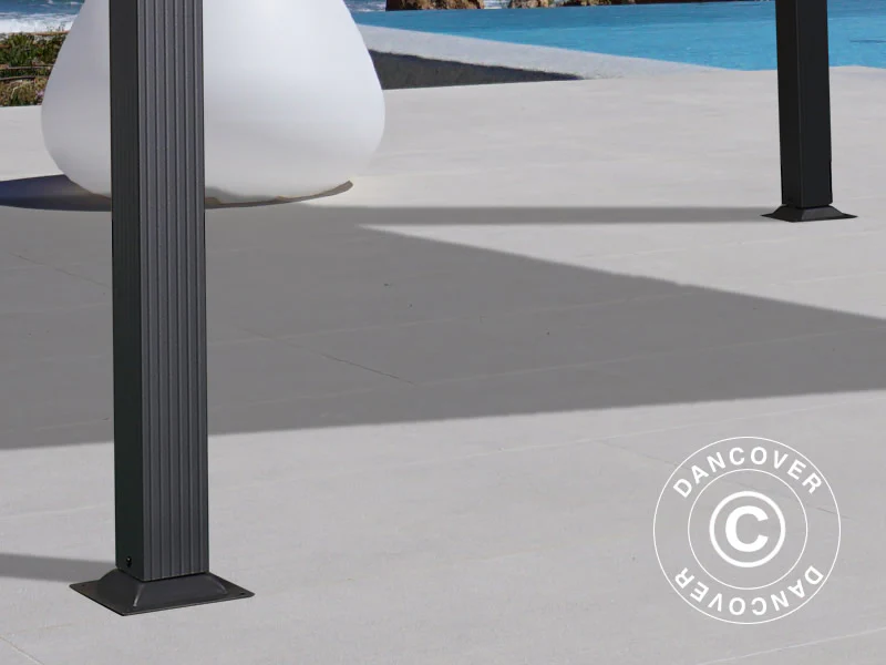 Pawilon Pergola Santa Cruz, 3x4m, Ciemny szary - Image 7