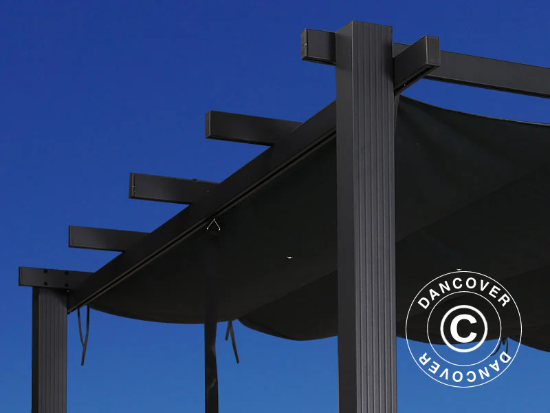 Pawilon Pergola Santa Cruz, 3x4m, Ciemny szary - Image 8