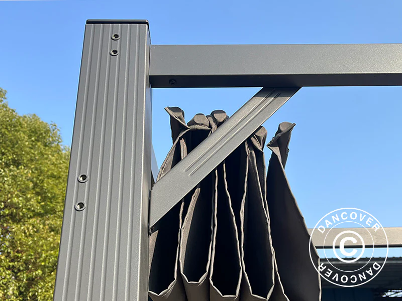 Pawilon Pergola Santa Cruz, 3x6m, Ciemny szary - Image 6