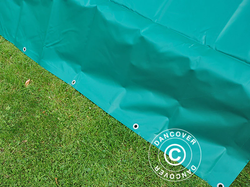 Plandeka 10x12m, PCV 570g/m², Zielony - Image 7