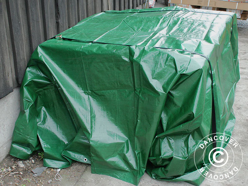 Plandeka 3x4m, PE 150g/m², Zielony - Image 9