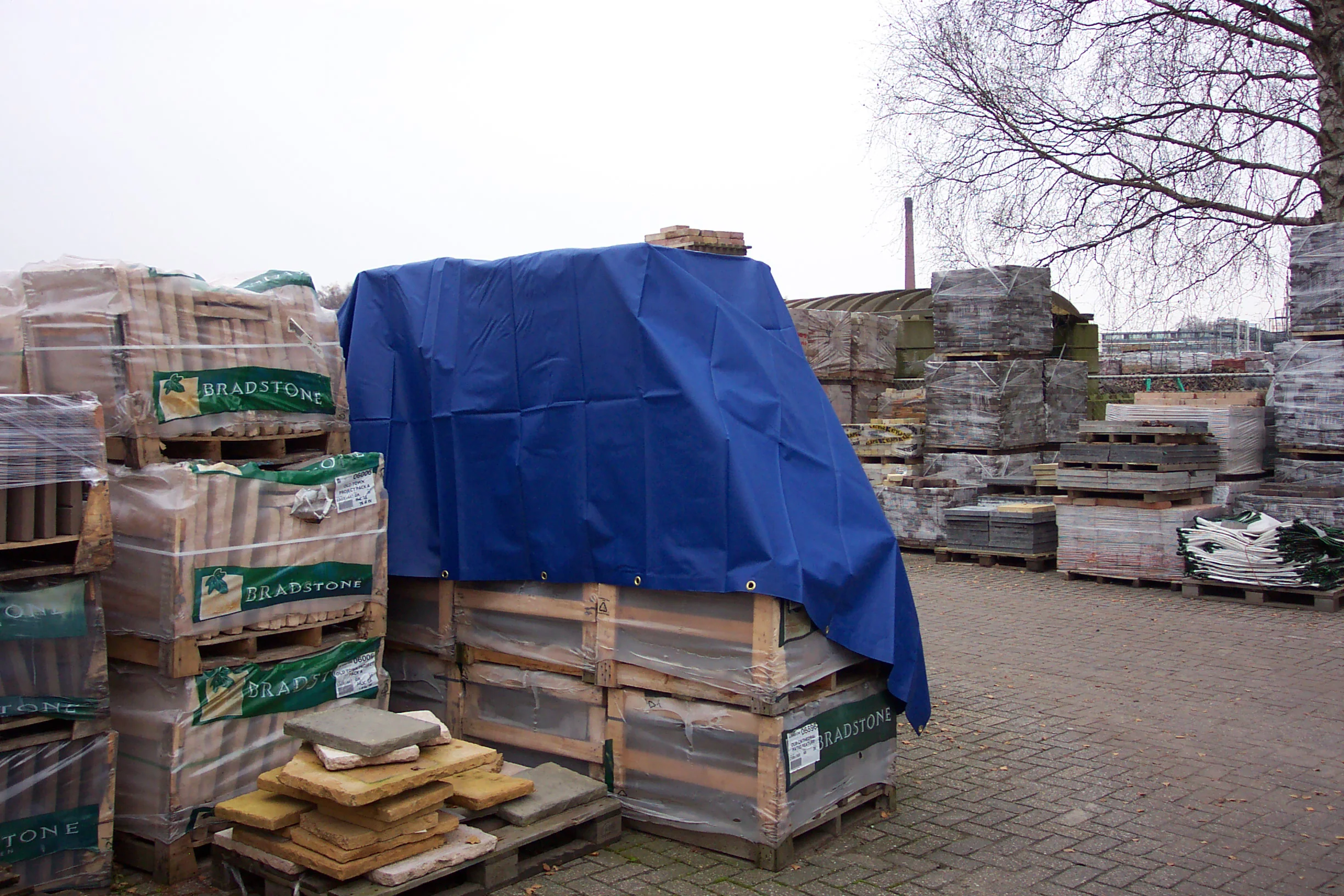 Plandeka 4x6m, PCV 570g/m², Niebieski - Image 14
