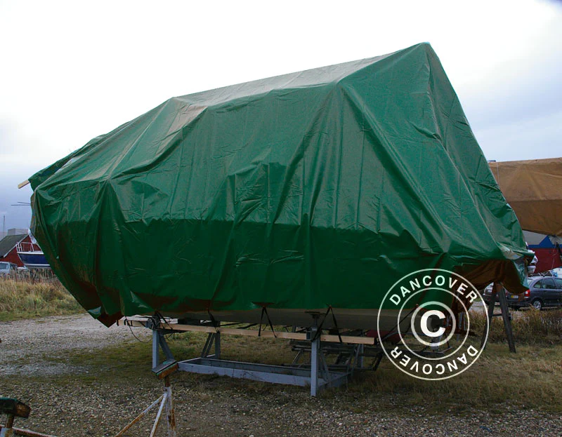 Plandeka 6x10m, PCV 500g/m², Zielony - Image 9