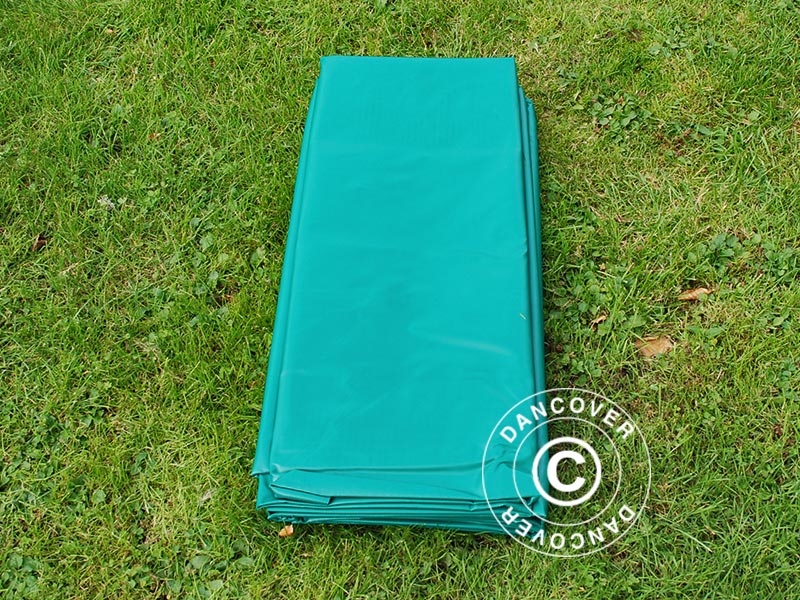 Plandeka 8x10m, PCV 570g/m², Zielony - Image 2