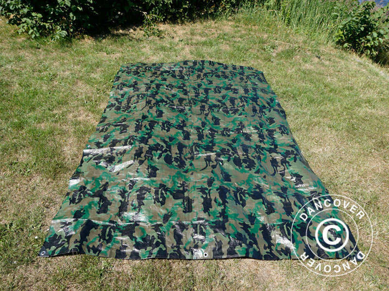 Plandeka maskująca Woodland 1,9x3m, 100g/m² - Image 10