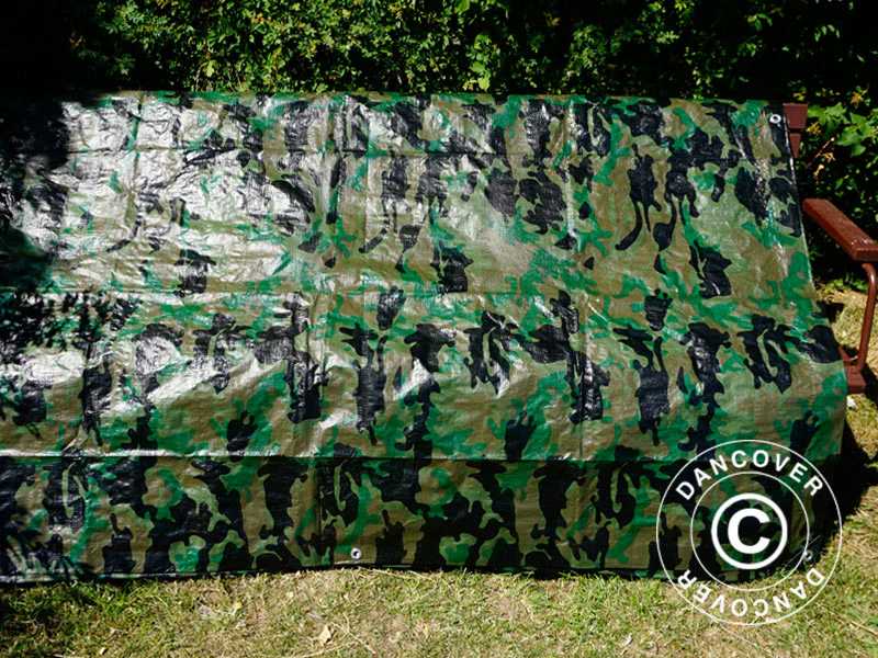 Plandeka maskująca Woodland 2,85x4m, 100g/m² - Image 15