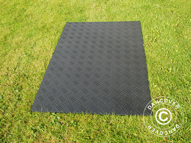 Podłoga imprezowa i mata ochronna do podłoża, 0,96 m², 80x120x0,6cm, czarna, 1 szt. - Image 2