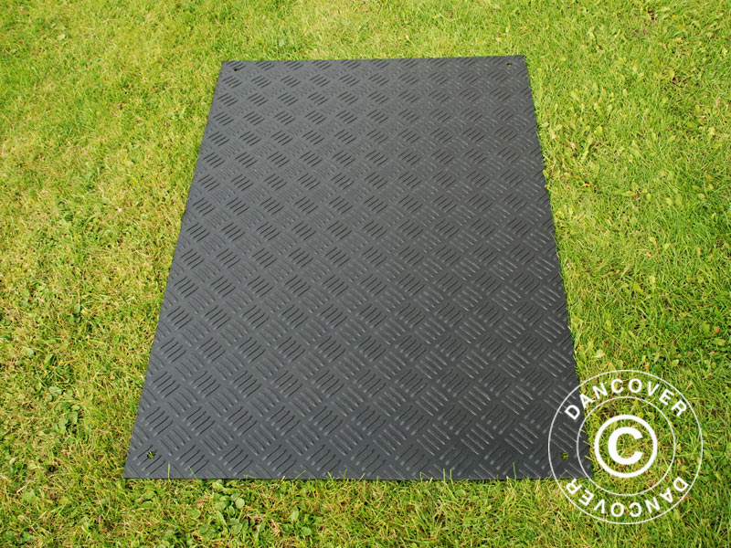 Podłoga imprezowa i mata ochronna do podłoża, 0,96 m², 80x120x0,6cm, czarna, 1 szt. - Image 6