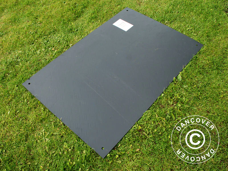 Podłoga imprezowa i mata ochronna do podłoża, 0,96 m², 80x120x0,6cm, czarna, 1 szt. - Image 8