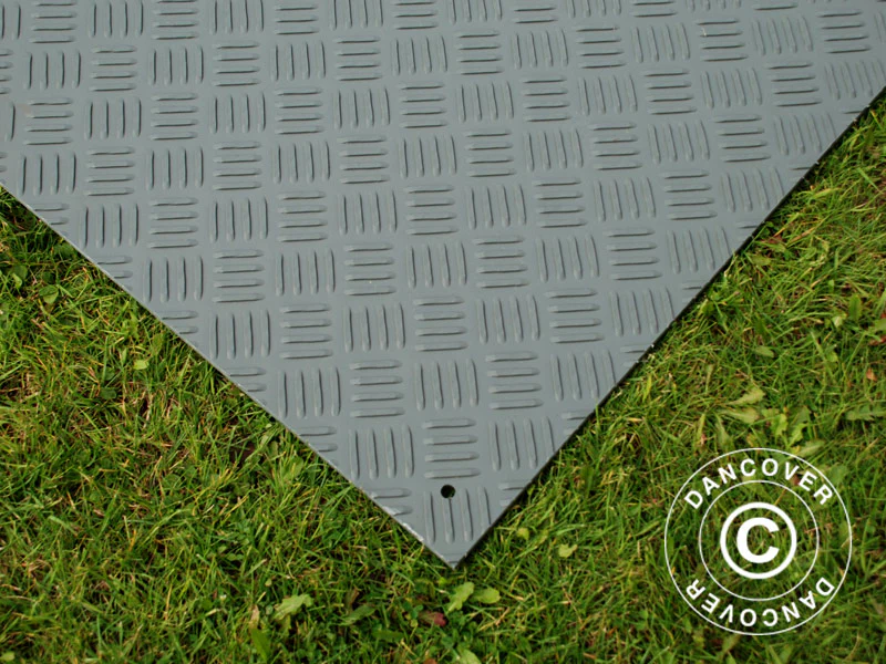 Podłoga imprezowa i mata ochronna do podłoża, 0,96 m², 80x120x0,6cm, szara, 1 szt. - Image 5