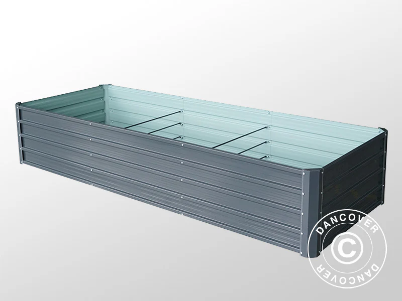 Podwyższona grządka ogrodowa, 0,9x2,44x0,47m, 1000l, Antracyt - Image 3