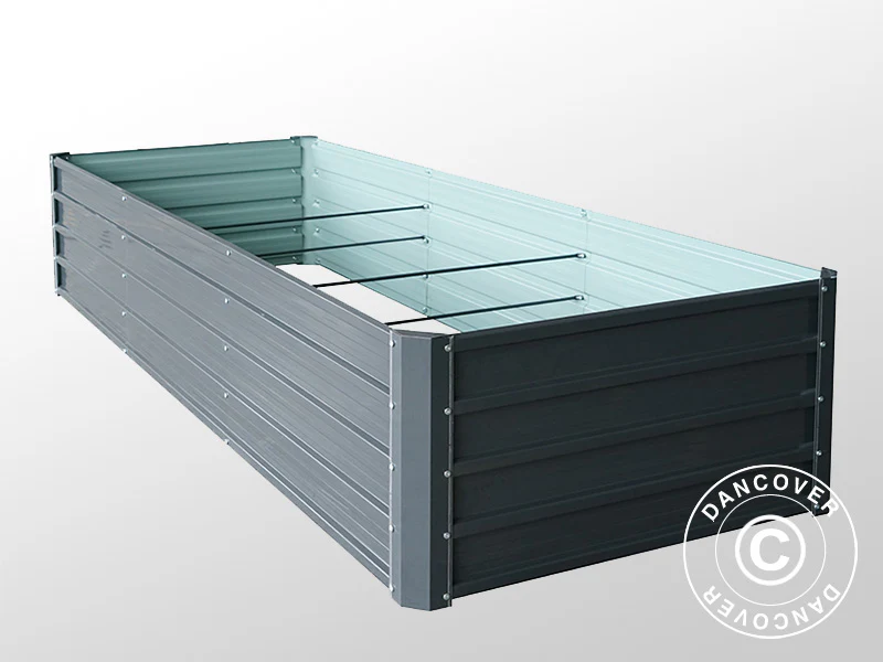 Podwyższona grządka ogrodowa, 0,9x2,44x0,47m, 1000l, Antracyt - Image 4