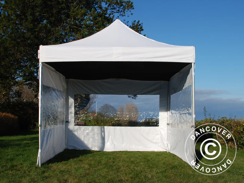 Poszycie dachowe wewnętrzne, Namiot Ekspresowy FleXtents 3x3m, Czarny - Image 12