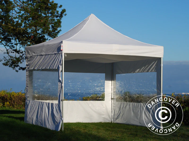 Poszycie dachowe wewnętrzne, Namiot Ekspresowy FleXtents 4x4m, Biały - Image 6