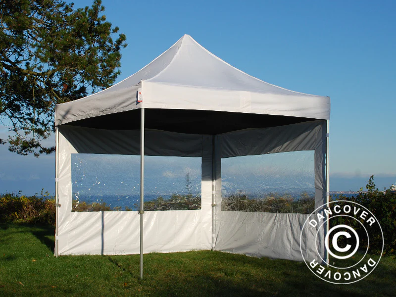 Poszycie dachowe wewnętrzne, Namiot Ekspresowy FleXtents 4x4m, Czarny - Image 10