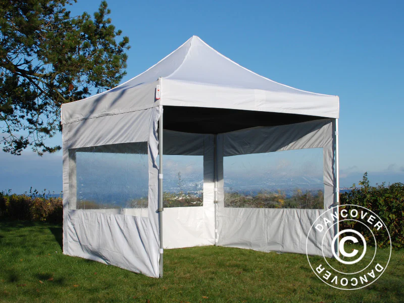 Poszycie dachowe wewnętrzne, Namiot Ekspresowy FleXtents 4x4m, Czarny - Image 15