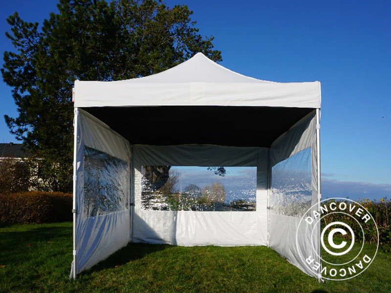 Poszycie dachowe wewnętrzne, Namiot Ekspresowy FleXtents 4x4m, Czarny - Image 4