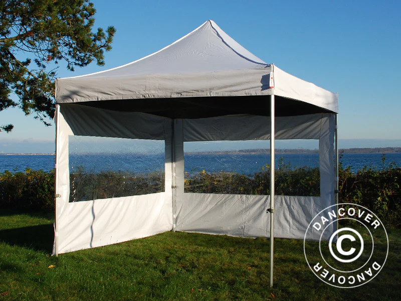 Poszycie dachowe wewnętrzne, Namiot Ekspresowy FleXtents 4x4m, Czarny - Image 7