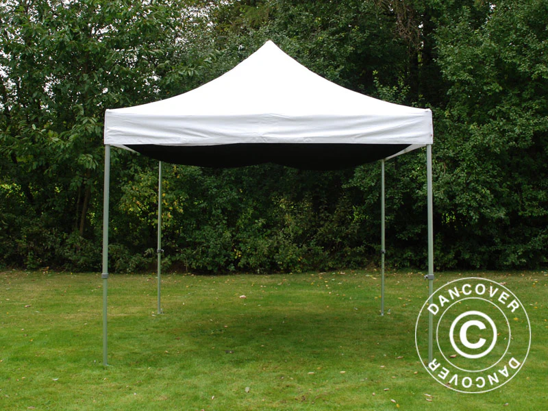 Poszycie dachowe wewnętrzne, Namiot Ekspresowy FleXtents 4x4m, Czarny - Image 9