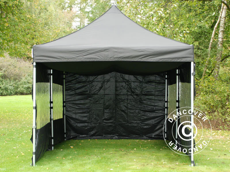 Poszycie dachowe wewnętrzne, Namiot Ekspresowy FleXtents 4x6m, Czarny - Image 2