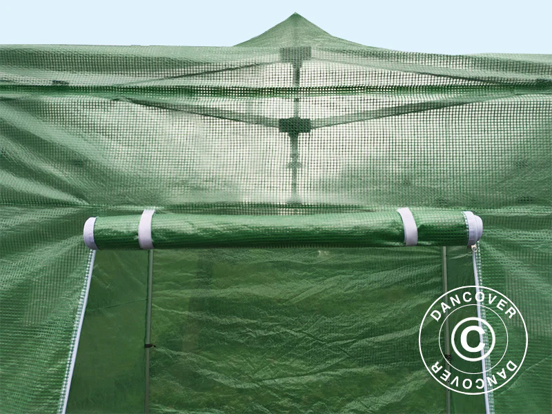 Poszycie do szklarni FleX, 3x3m, PE, Przezroczysty/Zielony - Image 2