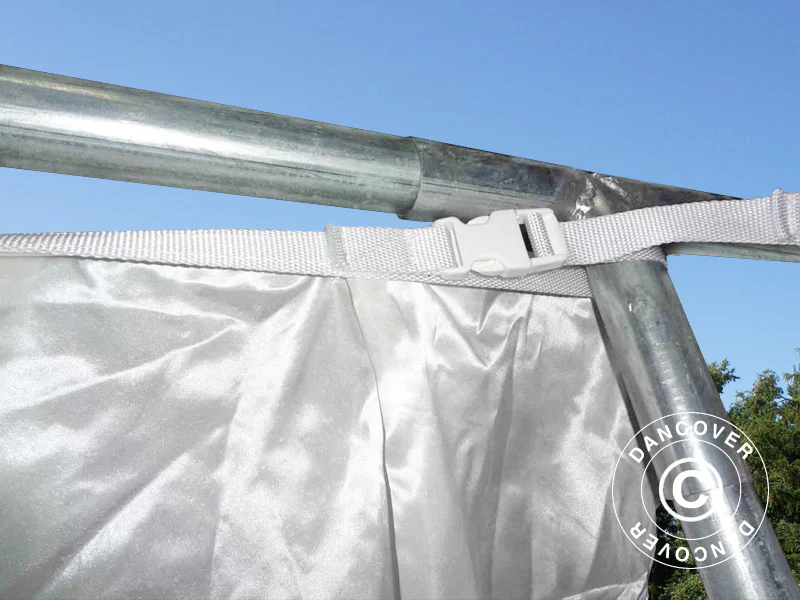 Poszycie wewnętrzne i zasłony na stelaż - zestaw, Biały, dla namiotu 8x12m (2,3) SEMI PRO Plus - Image 9