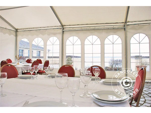 Profesjonalny namiot imprezowy EventZone 9x12m PCV, Biały - Image 2