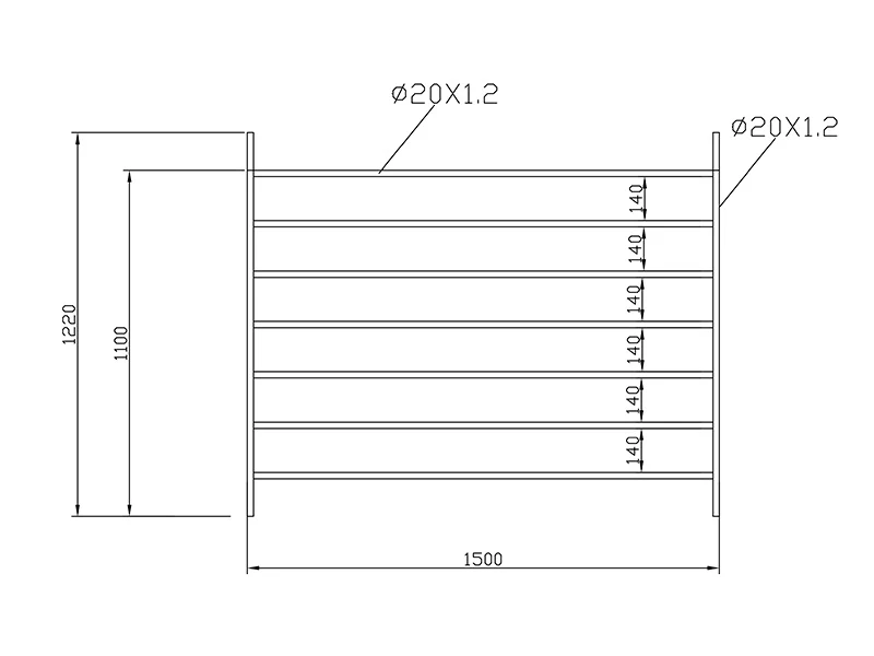 Rozszerzenie do zagrody dla zwierząt 1,5x1,22m, 2 szt., Srebrne - Image 8