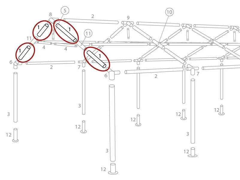 Rura dachowa, Ø38mm, 1470mm - Image 4