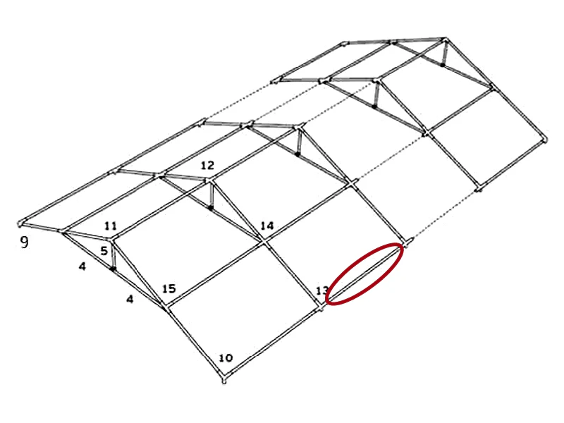 Rura dachowa,  Ø38x1880mm - Image 4