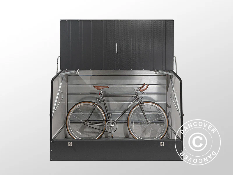 Schowek na rowery, Protect-a-Cycle, Trimetals, 1,96x0,89x1,33m, 1,74m², Antracyt - Image 8