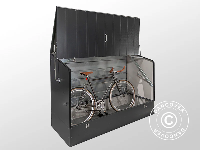 Schowek na rowery, Protect-a-Cycle, Trimetals, 1,96x0,89x1,33m, 1,74m², Antracyt - Image 9