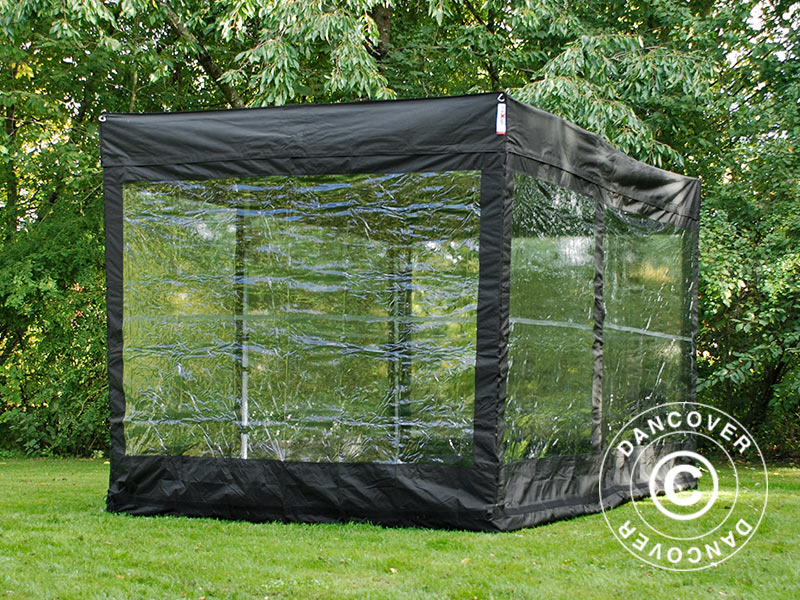 Składany garaż FleX Carcover, 2,5x5m, Czarny - Image 3