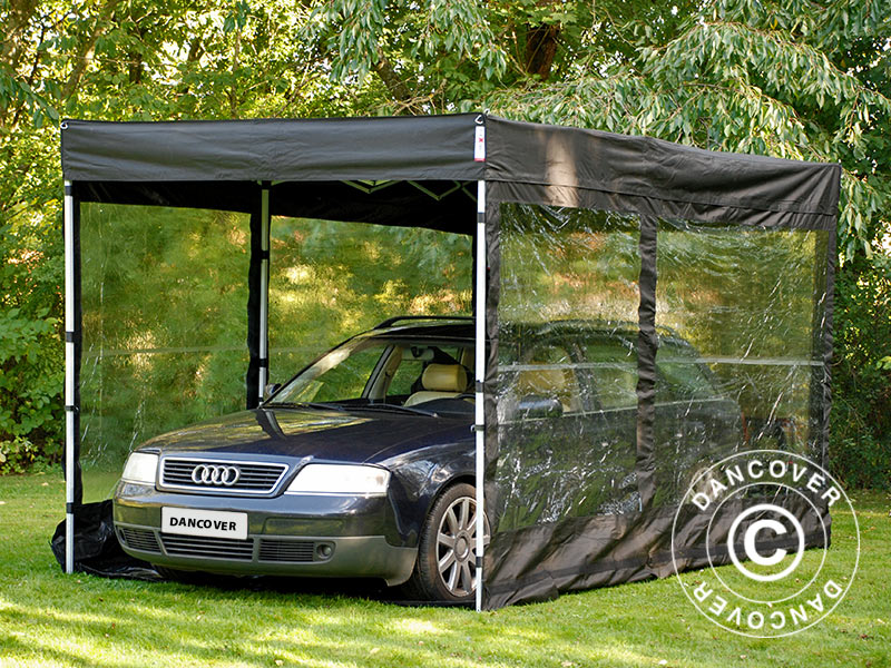 Składany garaż FleX Carcover, 3x6m, Czarny - Image 5