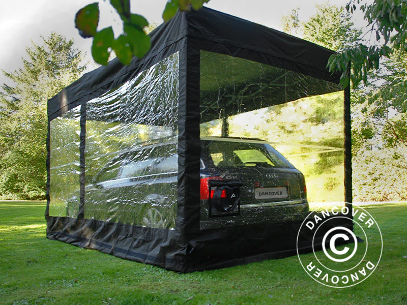 Składany garaż FleX Carcover, 3x6m, Czarny - Image 6