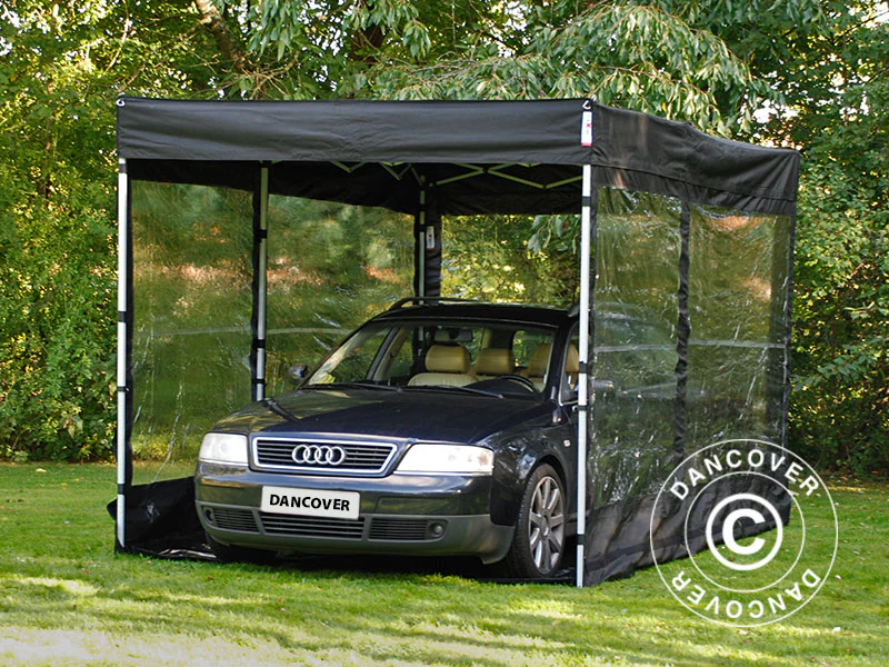 Składany garaż FleX Carcover, 3x6m, Czarny - Image 7