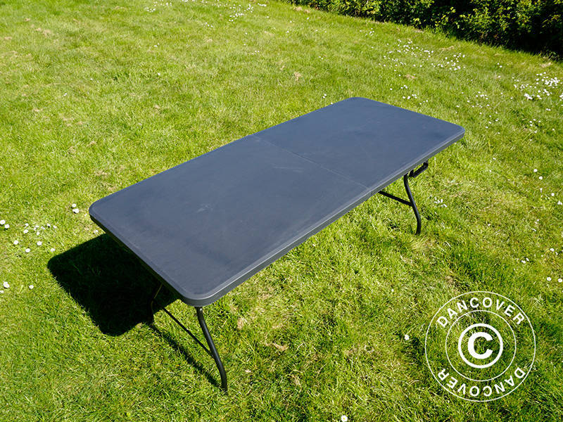 Składany stół 180x74x74cm, czarny (10 sztuk) - Image 16