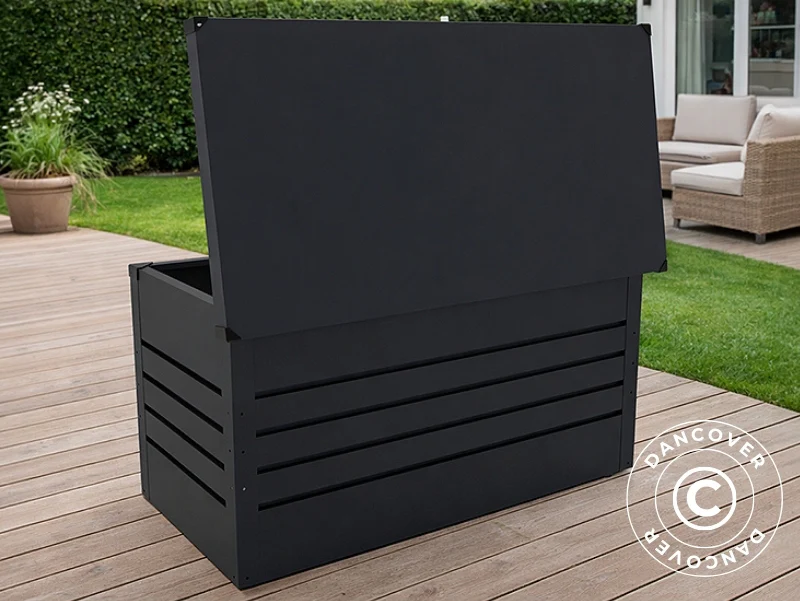 Skrzynia ogrodowa, 348 L, 0,61x1,2x0,62m, ProShed®, Antracyt - Image 4