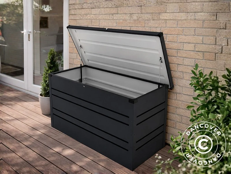 Skrzynia ogrodowa 548 L, 0,68x1,36x0,73m, ProShed®, Antracyt - Image 2