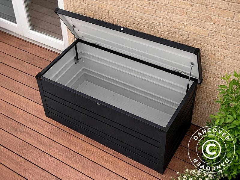 Skrzynia ogrodowa 548 L, 0,68x1,36x0,73m, ProShed®, Antracyt - Image 3
