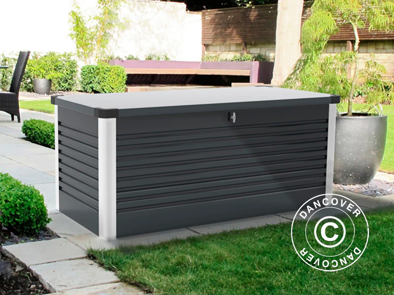Skrzynia ogrodowa, Protect-a-Box, Trimetals , 0,785x1,875x0,725m, 1,47m², Antracyt - Image 2