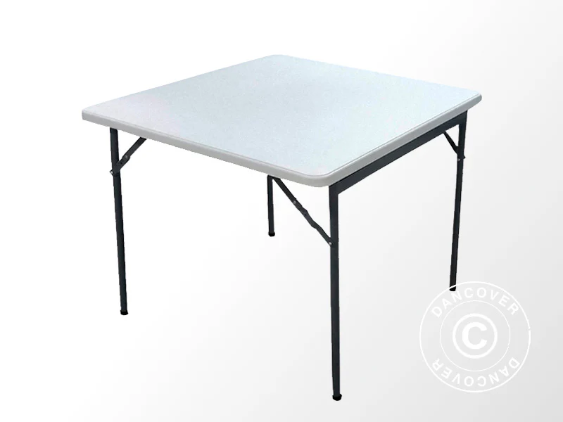 Stół bankietowy 86x86x73cm, Biały (1 szt.) - Image 2