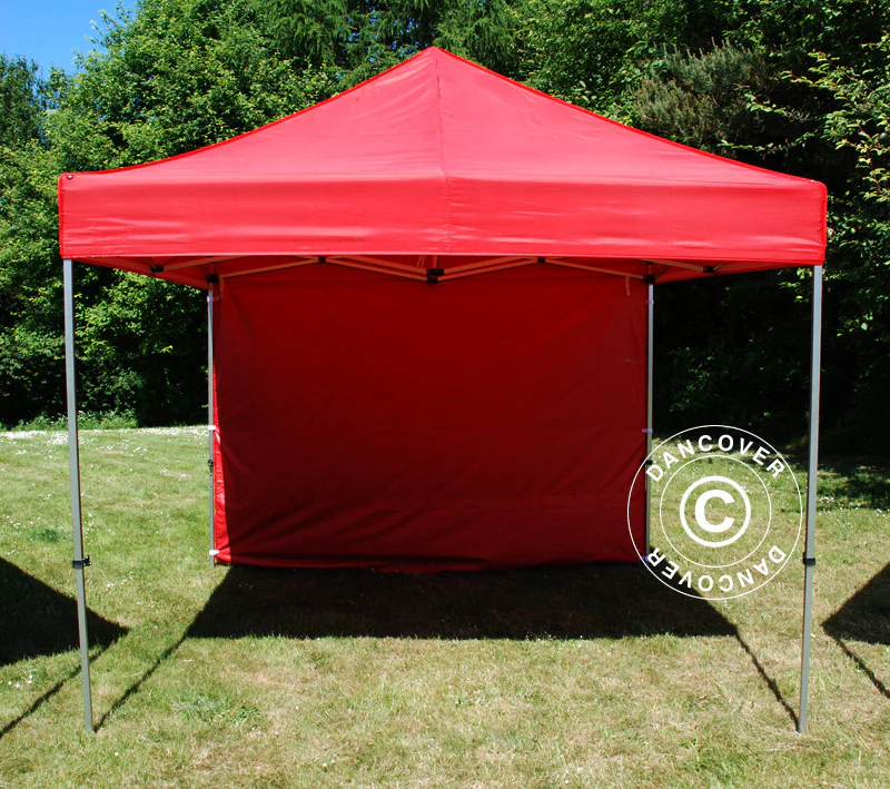Standardowa ścianka boczna do FleXtents, 3m, Czerwony - Image 4