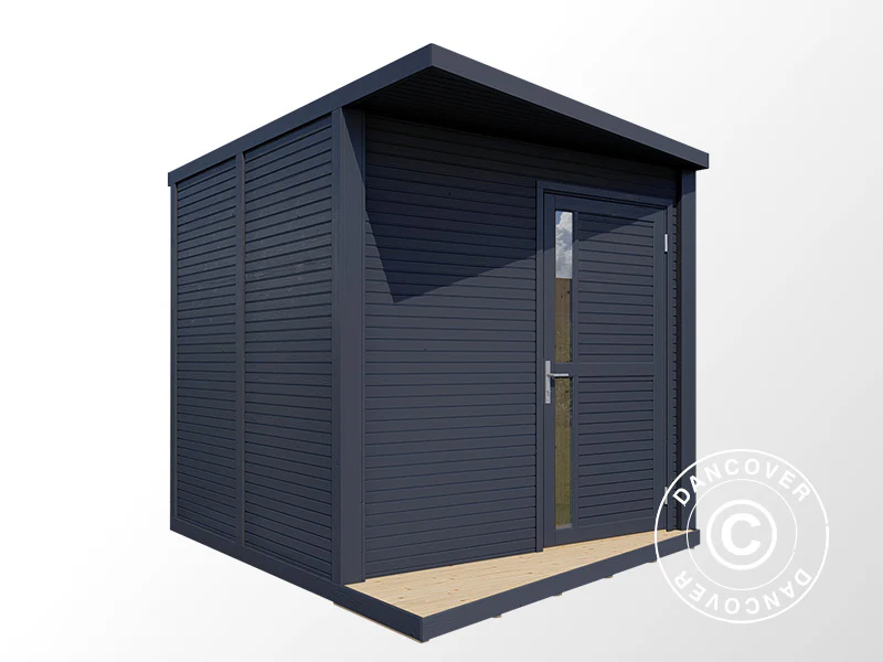 Szopa drewniana, Bertilo Concept, 2,34x2,97x2,27m, 7m², Antracyt - Image 3