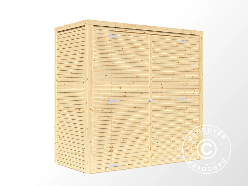 Szopa drewniana, Bertilo Cubico 1, 2,07x1,03x2,08m, 2,1m², Naturalne drewno - Image 3