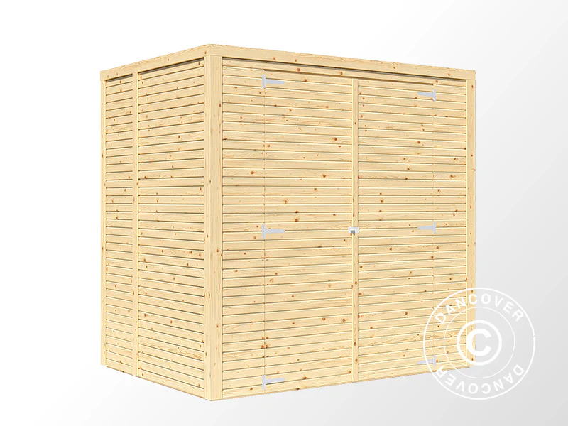 Szopa drewniana, Bertilo Cubico 2, 2,07x1,57x2,08m, 3,2m², Naturalne drewno - Image 3