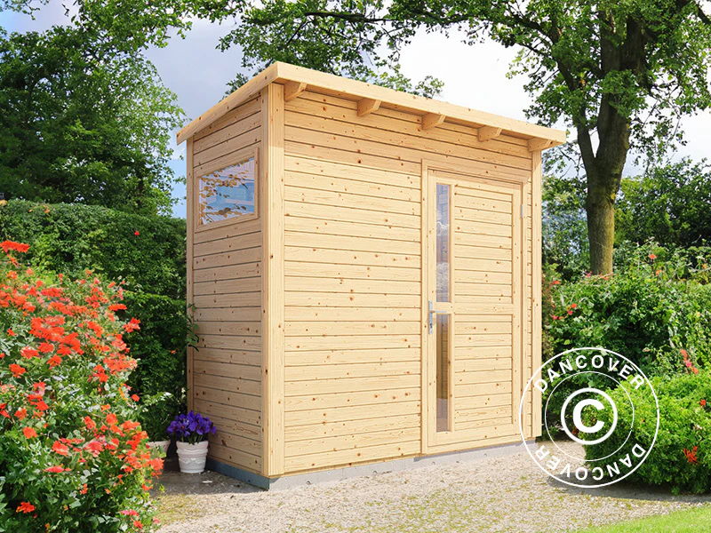 Szopa drewniana, Bertilo Pentus 1, 2,34x1,15x2,33m, 2,55m², Naturalne drewno - Image 2