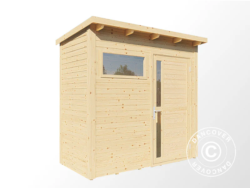 Szopa drewniana, Bertilo Pentus 1, 2,34x1,15x2,33m, 2,55m², Naturalne drewno - Image 3
