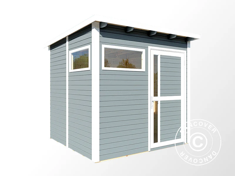 Szopa drewniana, Bertilo Pentus 2, 2,26x2,34x2,33m, 5,1m², Szara - Image 3
