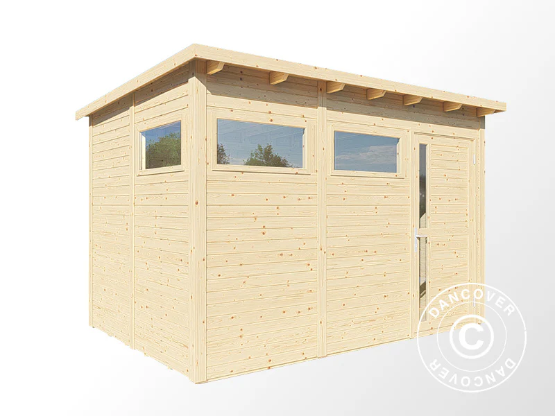 Szopa drewniana, Bertilo Pentus 3, 3,37x2,34x2,33m, 7,65m², Naturalne drewno - Image 3